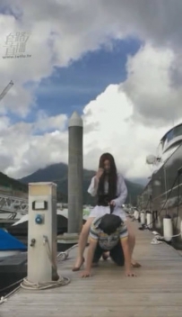 6204 vivi 码头骑马