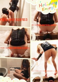 【彩丝全国首发】【海南清翎S】贱狗躺下口舍清理圣水喂食