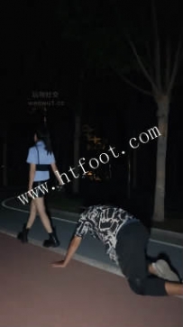 TL49265 泡泡】户外遛狗36分钟