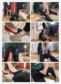 【艾彩原创】【凤仪亭】美妙S踢裆踩踏耳光